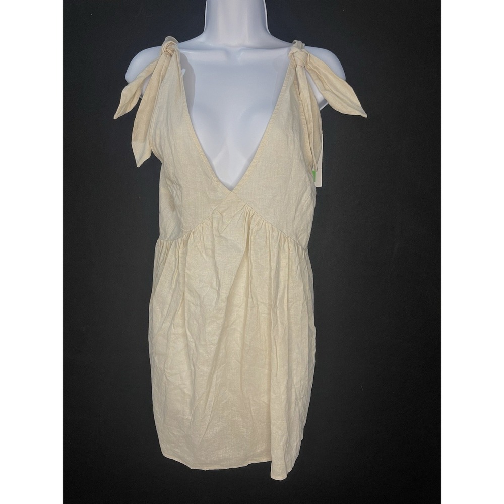 Urban Renewal Babydoll Top Medium Creme‎ Boho Flowy Fairy Coquette Cottage Core